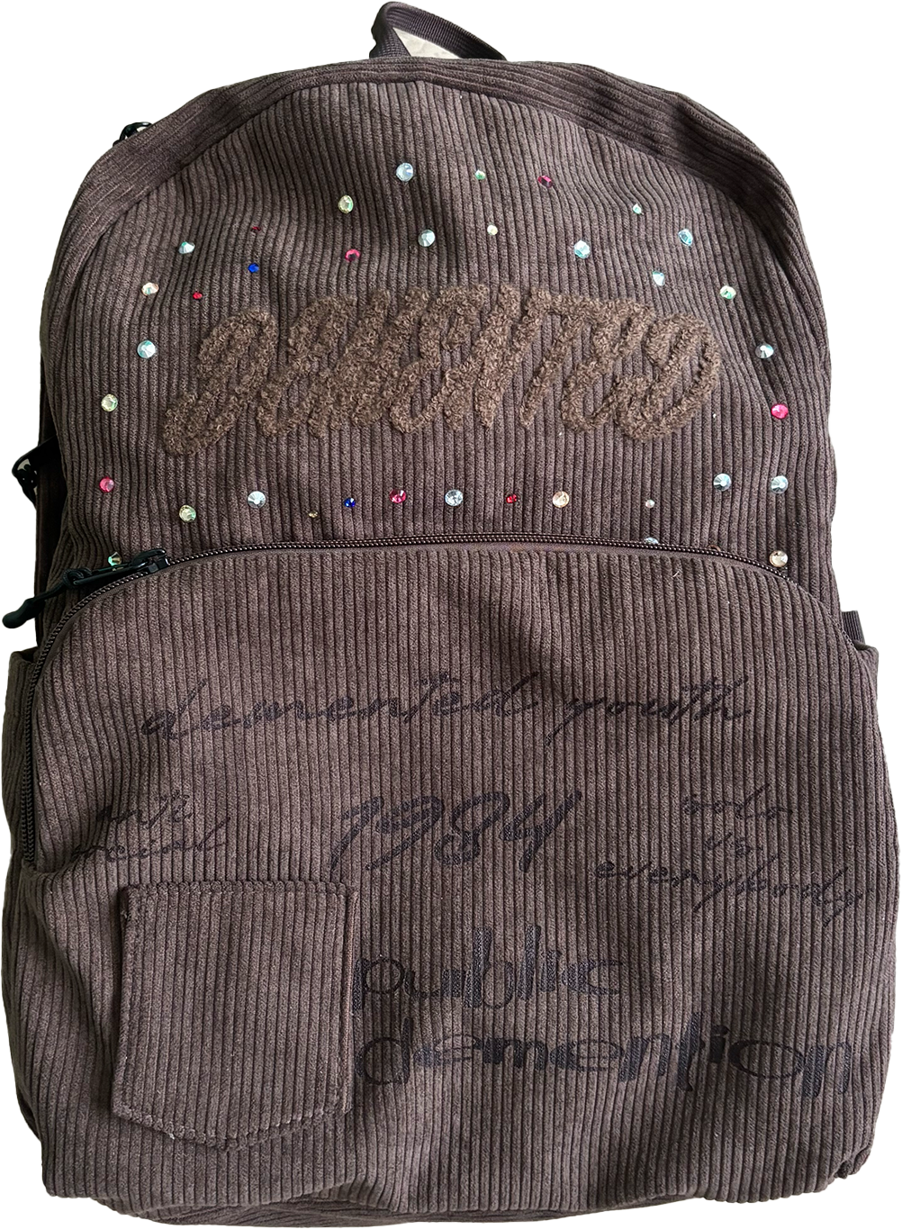 RHINESTONE BOOKBAG